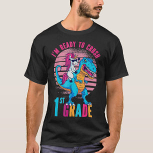 Camiseta Unicorn T Re Estou Pronto Para Esmagar 1 rua De Vo