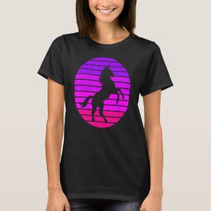 Camiseta Unicorn Vintage Fantasy Unicorns Motif Divertido U