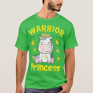 Camiseta Unicorn Warrior Princesa Cancer de Infância Awaren
