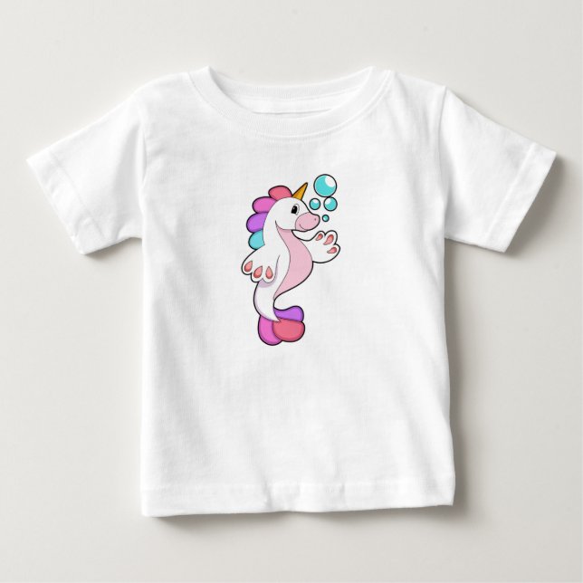 Camiseta Unicorn with Water bubbles.PNG (Frente)