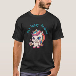 Camiseta Unicorn zangada