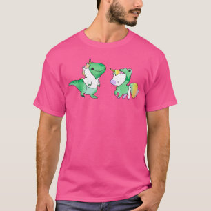 Camiseta Unicornasaurus Rex - T Rex Dinossaur E Unicorn Ts