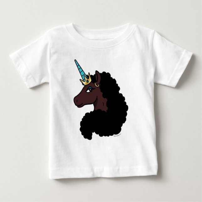 Camiseta Unicórnio Afro | Mágico (Frente)