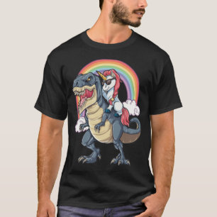 Camiseta Unicórnio Andando Dinossauro, pai amante