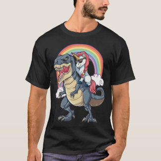 Camiseta Unicórnio Andando Dinossauro, pai amante