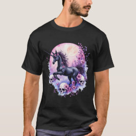 Camiseta Unicórnio ao Luar Entre Rosas Esquecidas,
