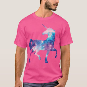 Camiseta Unicórnio Aquarela Cósmica