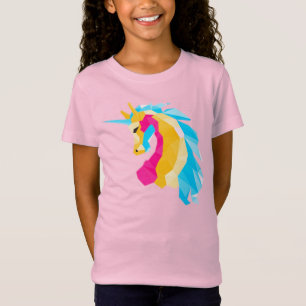 Camiseta Unicórnio Arco-íris