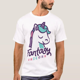 Camiseta UNICÓRNIO ARCO-ÍRIS fazendo dab em presente de ani
