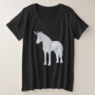 Camiseta Unicórnio azul