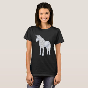 Camiseta Unicórnio azul