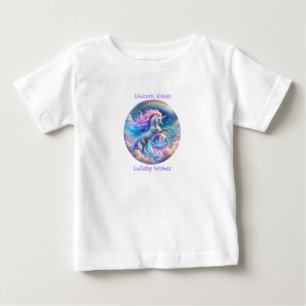 Camiseta Unicórnio Beijos Canções de Ninar Arco-Ír