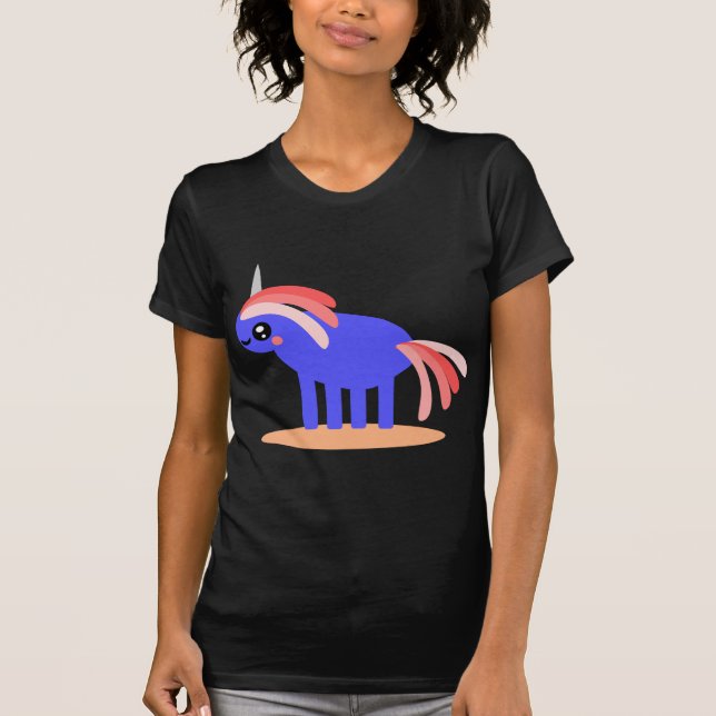 Camiseta Unicórnio bonito (Frente)