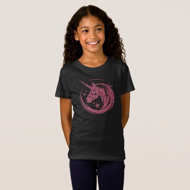 Camiseta Unicórnio bonito (Frente Completa)