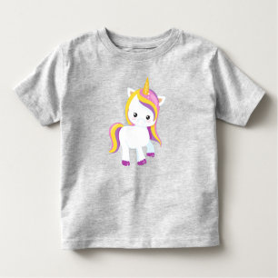 Camiseta Unicórnio Bonito, Unicórnio Kawaii, Pequeno Unicór