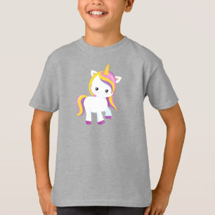 Camiseta Unicórnio Bonito, Unicórnio Kawaii, Pequeno Unicór