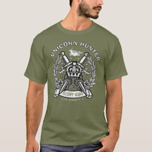 Camiseta Unicórnio Caçando Presentes Engraçados por Home