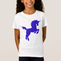 Unicórnio Collectible das cores no T azul