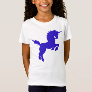 Camiseta Unicórnio Collectible das cores no T azul