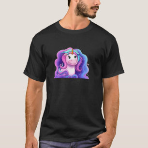 Camiseta Unicórnio Colorido