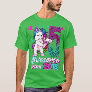 Camiseta Unicórnio Com 5 Anos De Filmagem Oferece 5 de Aniv