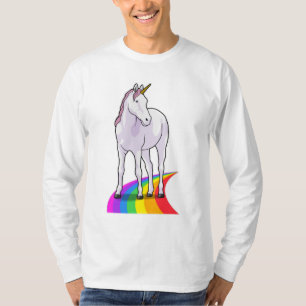 Camiseta Unicórnio com arco-íris