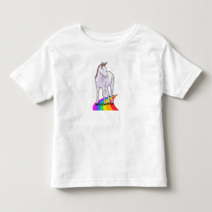 Camiseta Unicórnio com arco-íris