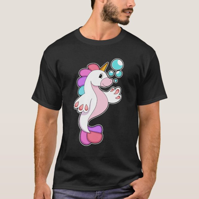 Camiseta Unicórnio com bolhas de água.PNG (Frente)