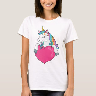 Camiseta Unicórnio com Coração