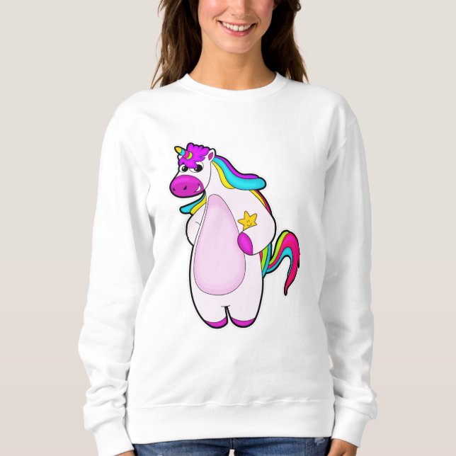 Camiseta Unicórnio com Estrela (Frente)