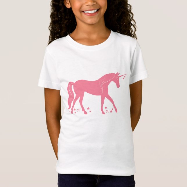 Camiseta Unicórnio com estrelas (Frente)