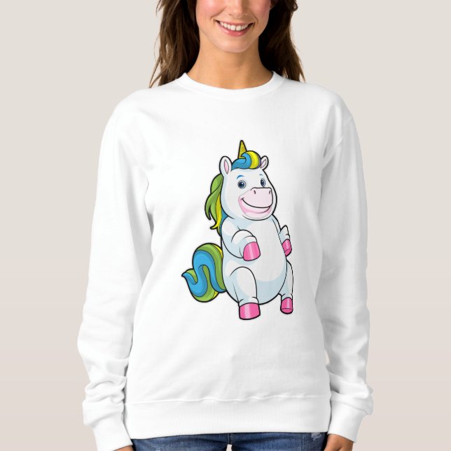 Camiseta Unicórnio com grande Belly (Frente)