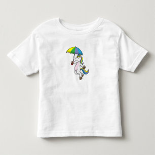 Camiseta Unicórnio com guarda-chuva