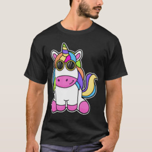 Camiseta Unicórnio com óculos de sol