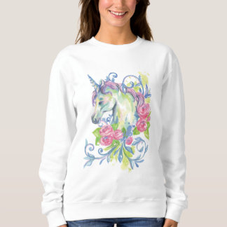 Camiseta Unicórnio com rosas