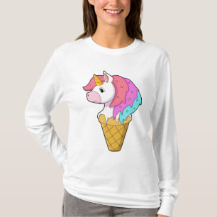 Camiseta Unicórnio com Sorvete