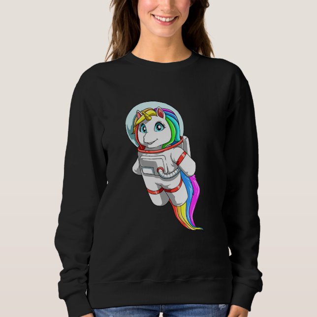 Camiseta Unicórnio Como Astronauta (Frente)