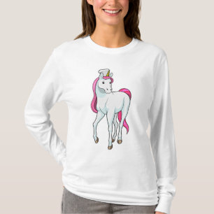 Camiseta Unicórnio como cozinheiro com chapéu de chef