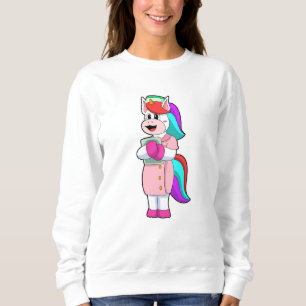 Camiseta Unicórnio como enfermeira