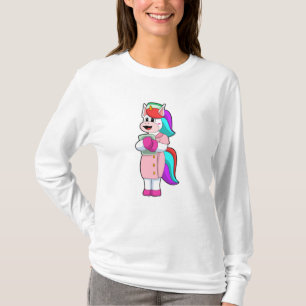 Camiseta Unicórnio como enfermeira