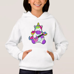 Camiseta Unicórnio como Músico com Violão