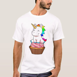 Camiseta Unicórnio Cupcake