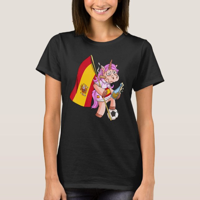 Camiseta unicórnio da espanha (Frente)