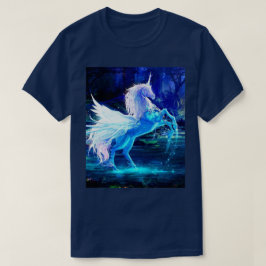Camiseta Unicórnio da Lua da Mulher Pegasus