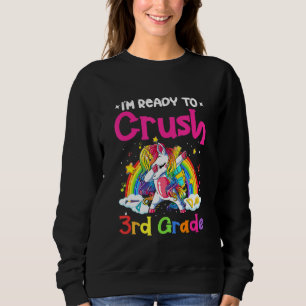 Camiseta Unicórnio Dabbing Estou Pronto Para Esmagar 3ª Sér