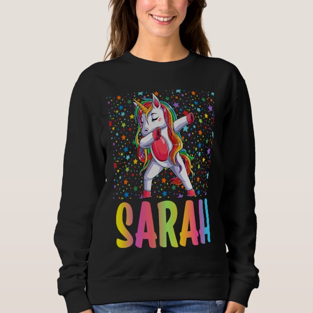 Camiseta Unicórnio Dabbing Sarah (Frente)
