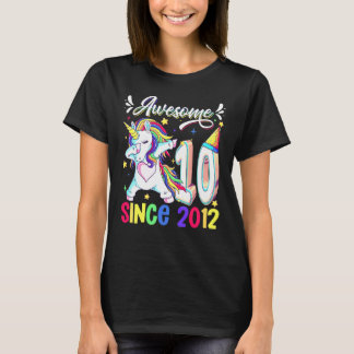 Camiseta Unicórnio Dançante 10º Aniversário Incrível 2012 1