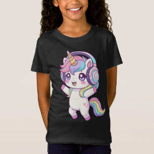 Camiseta Unicórnio Dançante Pastel