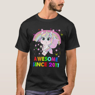 Camiseta Unicórnio De 11 Anos Cutie 10º Aniversário Do U