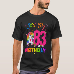 Camiseta Unicórnio de 83 anos É minha 83ª garota de anivers